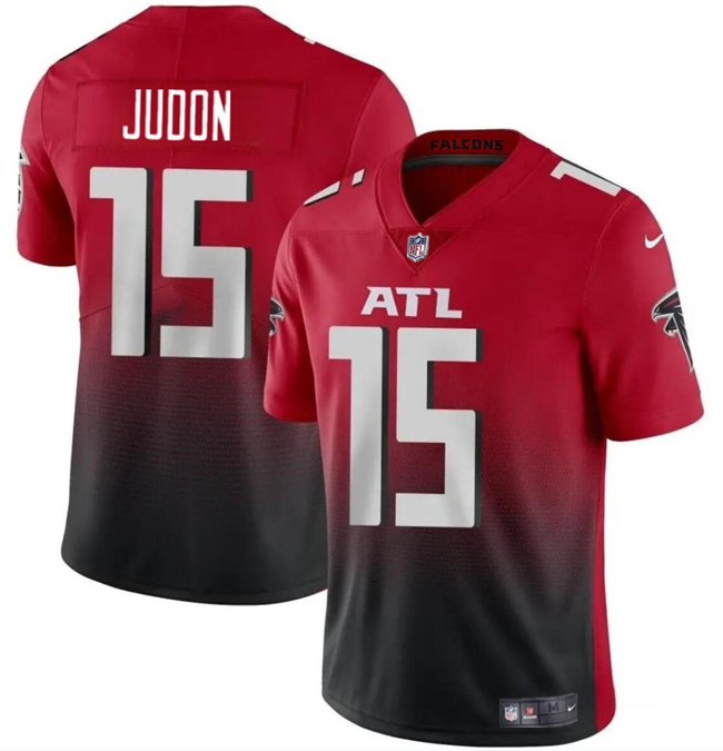 Men's Atlanta Falcons #15 Matthew Judon Red/Black Vapor Untouchable Limited Football Stitched Jersey